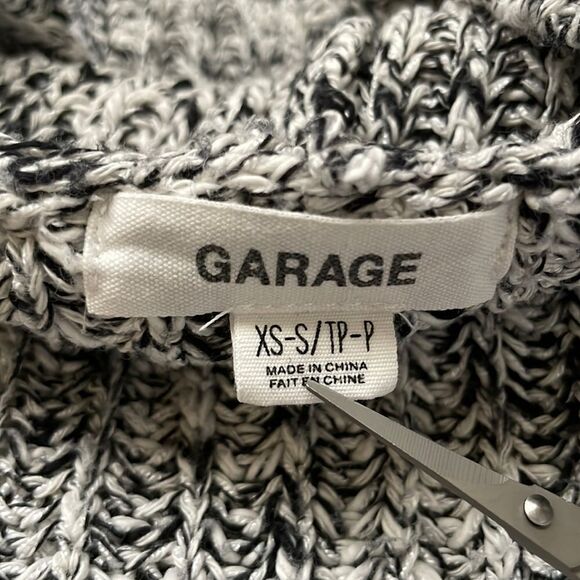 GARAGE Open Front Hooded Knit Cardigan Size Extra Small/Small - Picture 8 of 8